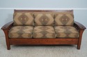 72745: Mission Oak Stickley Style 3 Seat Sofa