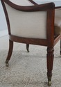 LF72739: Antique English Regency Rosewood Frame Ch