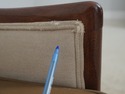 LF72739: Antique English Regency Rosewood Frame Ch