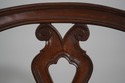 72278: Vintage Italian Walnut Finish Vanity Bench 