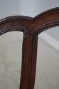 72278: Vintage Italian Walnut Finish Vanity Bench 