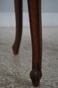 72278: Vintage Italian Walnut Finish Vanity Bench 