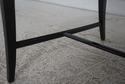 L72752: Set of 6 Regency Style Black Lacquer Dinin