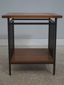 72664: Pair STICKLEY Mission Oak Iron Base Lamp Ta