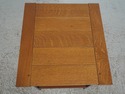 72664: Pair STICKLEY Mission Oak Iron Base Lamp Ta
