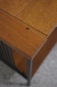 72664: Pair STICKLEY Mission Oak Iron Base Lamp Ta