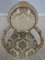 72763: Pair Vintage French Louis XVI Painted Armch