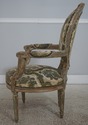 72763: Pair Vintage French Louis XVI Painted Armch
