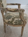 72763: Pair Vintage French Louis XVI Painted Armch
