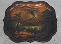 72806: MAITLAND SMITH Painted Chinoiserie Tray Cof