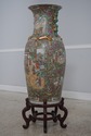 F72679: Large Chinese Porcelain Rose Medallion Flo