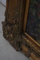F72698: Monumental Framed Garden Walk Oil Painting