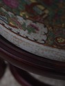 F72679: Large Chinese Porcelain Rose Medallion Flo