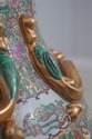 F72679: Large Chinese Porcelain Rose Medallion Flo