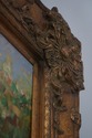 F72698: Monumental Framed Garden Walk Oil Painting