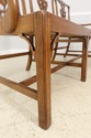 F55136EC: Antique Chippendale Triple Back Walnut S