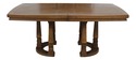 L55534EC: ROM WEBER Oak Dining Room Table w. 3 Lea