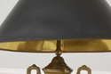 L55597EC: CHAPMAN Brass Table Lamp w. Deer Motif L