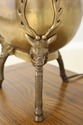 L55597EC: CHAPMAN Brass Table Lamp w. Deer Motif L