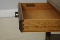 55709EC: ROM WEBER Viking Oak 1 Drawer Square Lamp