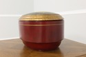 LF55595EC: Large Floral Paint Decorated Lidded Box