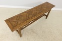 55522EC: ROM WEBER Viking Oak Carved Console Sofa 