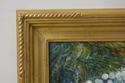 F55579EC: Gold Framed French Street Scene Oil Pain