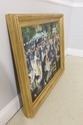 F55579EC: Gold Framed French Street Scene Oil Pain