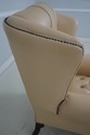 64031: Chesterfield Style Tufted Creme Leather Win