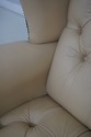64031: Chesterfield Style Tufted Creme Leather Win