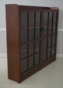 63936EC: Arts & Crafts 2 Door Mission Oak Bookcase