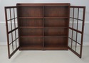 63936EC: Arts & Crafts 2 Door Mission Oak Bookcase