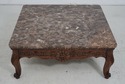 64046EC: Marble Top French Louis XV Style Carved C