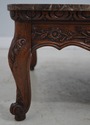 64046EC: Marble Top French Louis XV Style Carved C