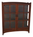 63850EC: LJ&G STICKLEY Antique Mission Oak 2 Door 