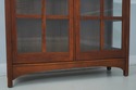 63850EC: LJ&G STICKLEY Antique Mission Oak 2 Door 