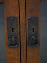 63850EC: LJ&G STICKLEY Antique Mission Oak 2 Door 