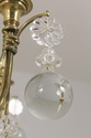 59521EC: High Quality Brass & Sphere Crystal Ball 