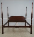 72035: HENKEL HARRIS King Size Mahogany Poster Bed