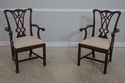 L72466: Set Of 8 HENKEL HARRIS Model 107 Mahogany 