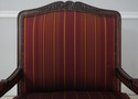 L72507: EJ VICTOR French Louis XV  Upholstered Ber