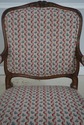 72510: Pair DON ROUSSEAU French Louis XV Open Armc