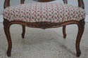 72510: Pair DON ROUSSEAU French Louis XV Open Armc