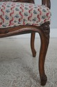 72510: Pair DON ROUSSEAU French Louis XV Open Armc