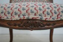 72510: Pair DON ROUSSEAU French Louis XV Open Armc