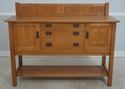 72558: STICKLEY Mission Oak Arts And Crafts Sidebo