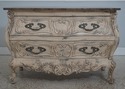 L72501: Pair Of COUNCILL CRAFTSMAN Marble Top Fren