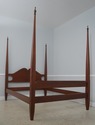 72474: SEELY Cherry Queen Size Pencil Post Bed