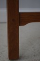 72561: Pair STICKLEY Inlaid Mission Oak Round Lamp