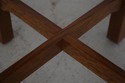 72561: Pair STICKLEY Inlaid Mission Oak Round Lamp